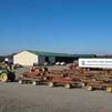 Getting ready to start another day at the nursery. Wagons ready to head for the field to pull each order with care.